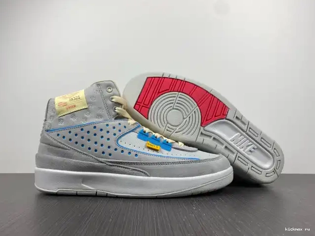 Rep Kickmax Fog DN3802-001 Jordan 2 Retro Union Grey 0514